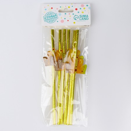 Tubes for the “Crown” cocktail, set of 6 pcs.-3