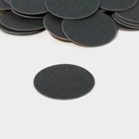 Frone file for a disk, abrasiveness 240, d2.5 cm, packing 50 pcs, black color-6