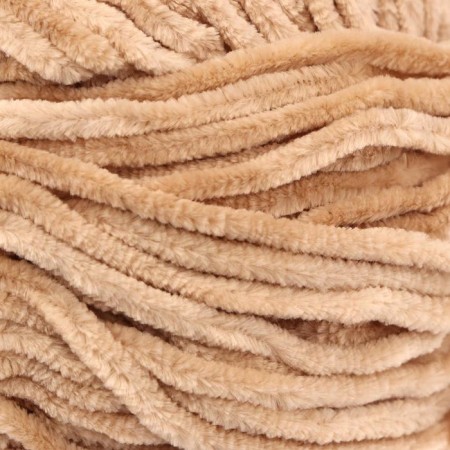 Yarn "Velour" 100% micropoliester 170m/100g (843 beige)