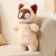 Soft toy "cat", 30 cm, beige color