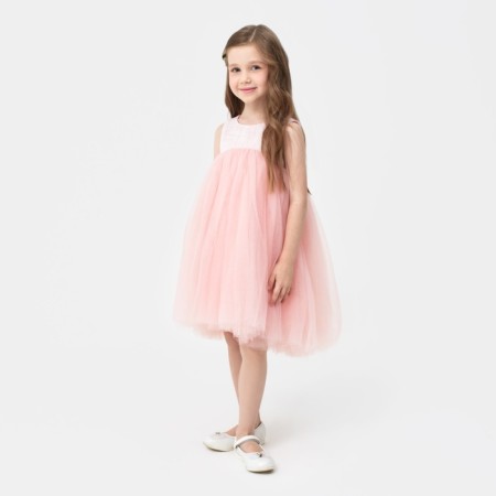 Платье для девочки MINAKU: PartyDress цвет розовый, рост 104-6