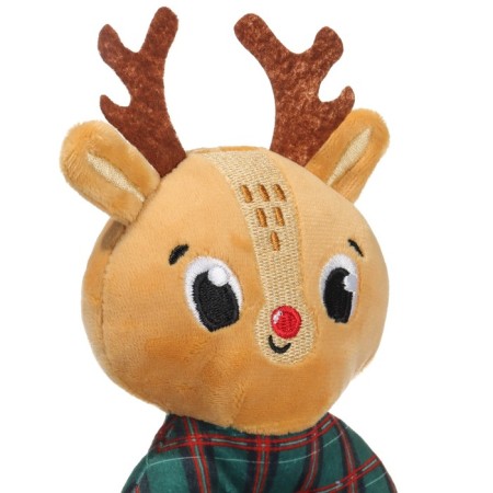 A soft rattle on the ring of "deer", textiles, in a bag, crumb I-3