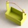 Wooden Kashpo 25.5 × 15 × 30 cm "AROMA", handle rope, pistachio
