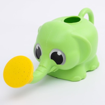 Plastic bucket for swimming and shaking heads, children's bath bucket "Elephant", 650 ml., Mix color-1