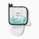 Kitchen "succulent" mittens-output 20x27cm, take 17x17cm 100% p/e