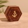 Board "Anchor" 8.5x7.5x3.5 cm, tree shisham