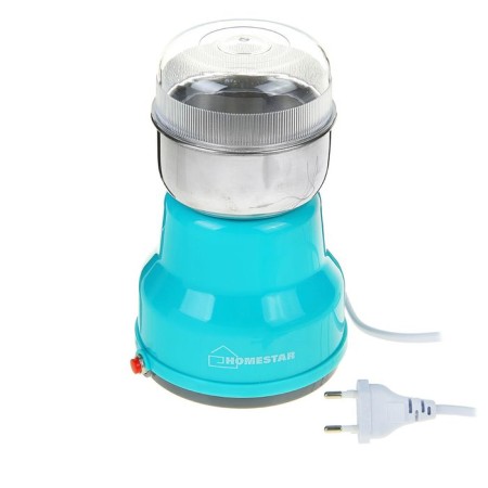 Homestar HS-2001 coffee grinder, electric, 150 watts, 50 g, turquoise