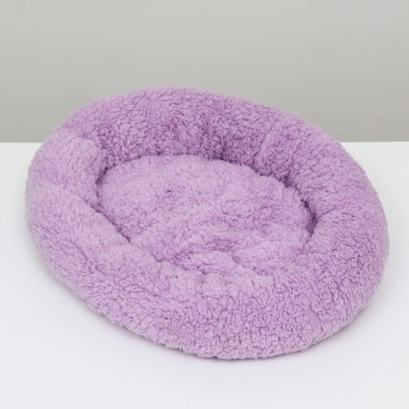 Lynchik for dogs and cats "Comfort", soft fur, 45 x 35 x 11 cm, purple-4