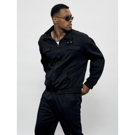 Sports suit men's, size 48, black color-19