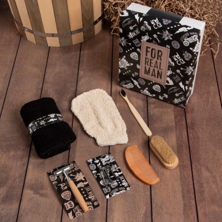 FOR REAL MAN Gift Ethel Man, towel and accessories-1
