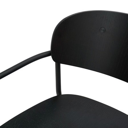 Chair with armrests TorFrid, 550 × 520 × 770 mm, black color-10