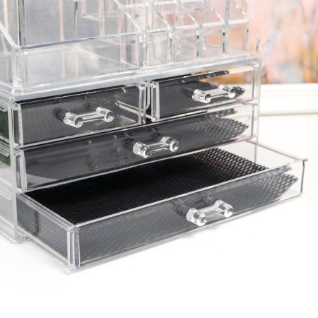 Organizer Casket Plastic 4 Transparent boxes 18.5x14.5x24 cm-6