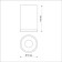 Elina lamp, 1x9W GU10, color gold, IP20