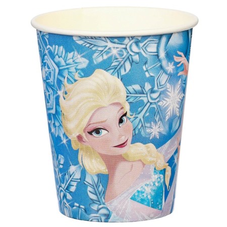 A glass of paper "Happy Birthday!", 250 ml, cold heart-1