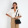 Bag Cross-Bodi with a zipper, black color