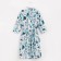 Women's bathrobe Ethel "Mint Mood" sleeve 3/4, size 46-48, waffle 200g/m2, 100% cotton