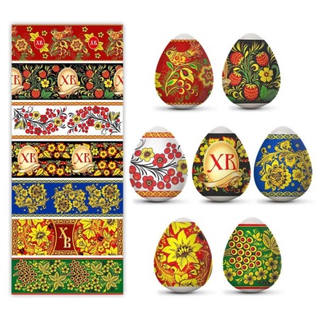 Easter heat -shaped film "Russian" for 7 eggs-1