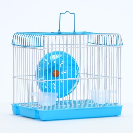 A cell for rodents equipped RT-2Q, 22 x 16 x 20 cm, blue