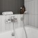 Milardo Atlantic ATLSBC0M02 bath mixer, pour 135 mm, chrome