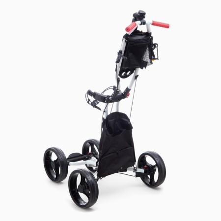 Tail for transporting bags for golf PGM, folding, aluminum, white-3