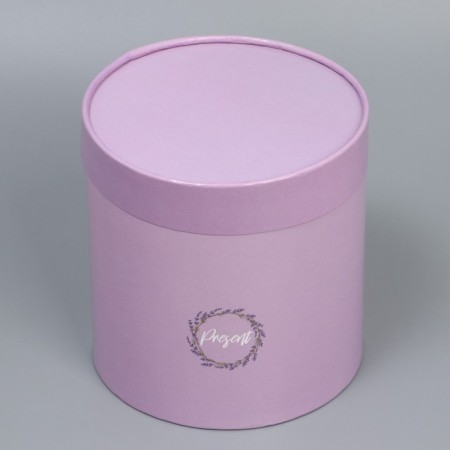 Set of hats 2 in 1, gift packaging, Lavender, 13 x 13, 16 x 16 cm-3
