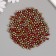 Decor for creativity Plastic "Ball with faces. Golden-pink" set 30 grams d = 0.6 cm