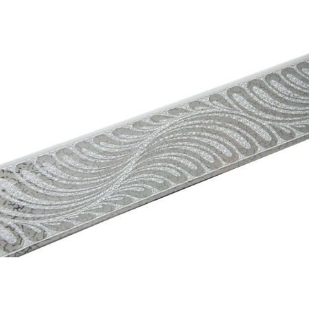 Bar for the cornice "Firebird", height 7 cm, length 25 m, color silver, elegant