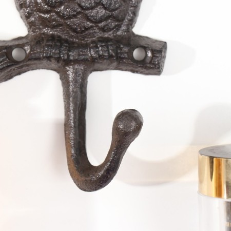 Hook decorative cast iron "owl" 12x7x3 cm-2