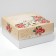 Confectionery packaging, box, "red roses", 30 x 30 cm, 2 kg