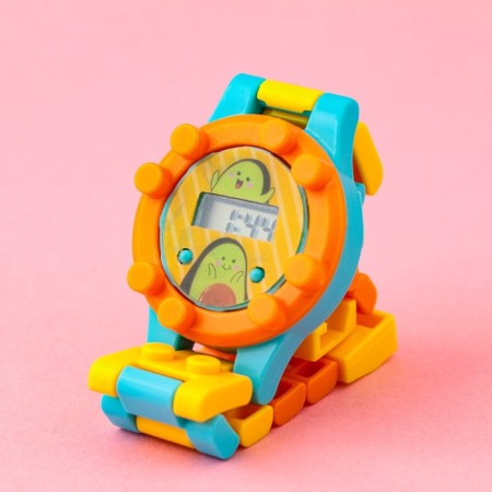 Watch of Watch Electronic "Smile", with a strap-designer-1