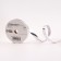 Plastic ribbon "gloss stars", 1.2cm x 45m, silver