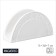 Porcelain napnage magistro Crotone, 13 × 3.8 × 7 cm, white color