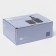 Savanna bathroom accessories set, 2 items: dispenser, glass, gray color.