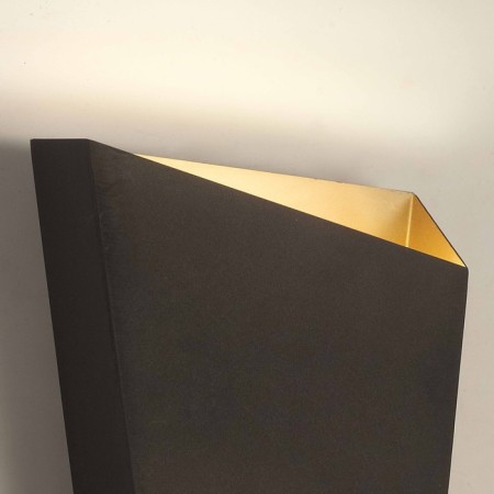 Wall lamp mantra asimetric, GX53, 1x12W, 197x78x215 mm, black color-2