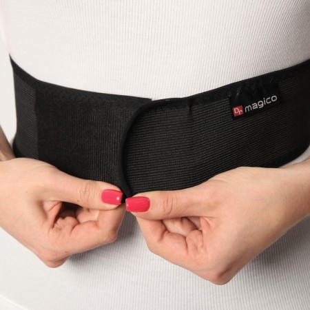 Massner-fixer for posture, Velcro, size L, Black color-5