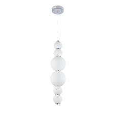 Suspension lamp ST LUCE. SL1583.103.01. Nepazzo. 1x24 W, LED, 3000K, 3013 LM, 17.5x17.5x75 cm, chromium color