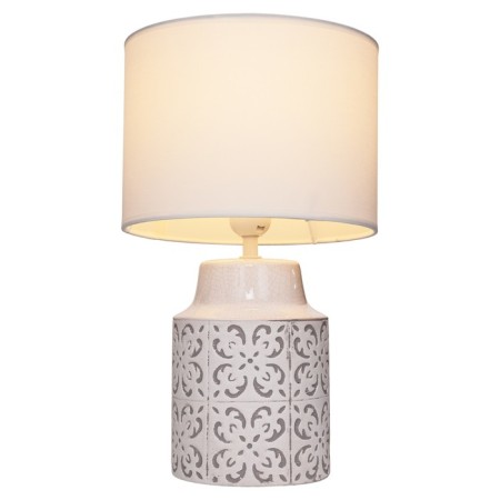 MALCOLM 40W E27 table lamp, white 22x22x39 cm-1
