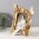 Photo frame Polystone 10x15 cm "Flower tenderness" gold 3.8x18x25.5 cm