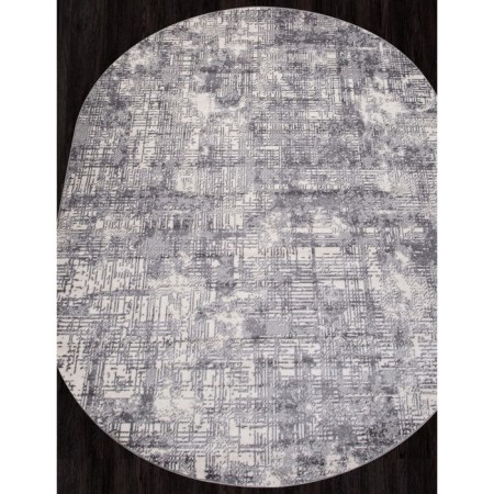 Oval Merinos Tornado carpet, size 150x300 cm, Gray color