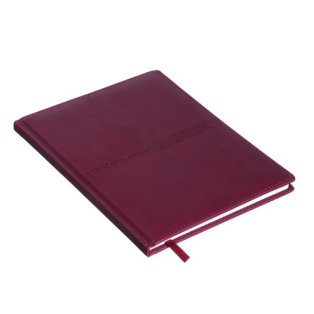 Universal diary for grades 1-11, 48 sheets, Velvet, solid cover, artificial leather, thermoting, liesse, Burgundia-1