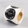Sticker Paper "Flower Wreaths" embossing silver d = 3.8 cm 252 pcs in the roll