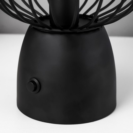 Nightlight "art" LED from batteries 3haa black 15x15x25 cm Risalux-5