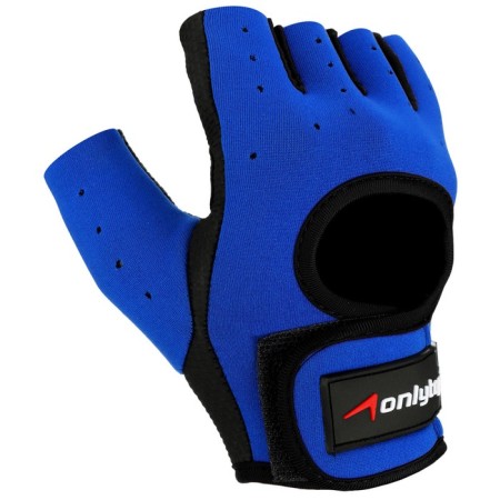 Gloves sports onlytop, p. L, blue/black color-3