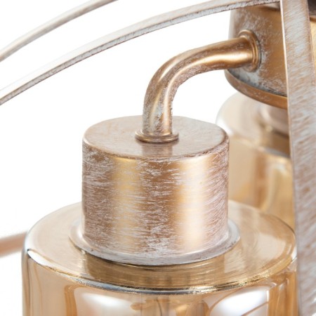 Lamp Bayerlux "Sphere" E27 40W white with a golden patina 40x40x40-95 cm-7