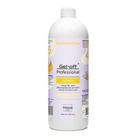 A tool for degreasing nails and removing the sticky layer of Cleaner "Seductive banana", 1000 ml