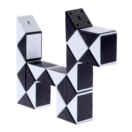 Puzzle "snake", black color-4
