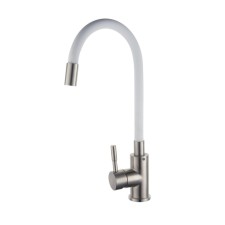 RMS SUS124W-016F kitchen mixer, single-leaf, high spout, nut, chrome