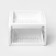 Tabletry 2 sectional, white color