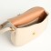 Women's bag on the Textura valve, medium size, dairy color