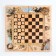Board game 3 in 1 "sea": chess 32 pcs, checkers 30 pcs, backgammon, 50 x 50 cm